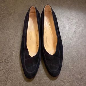 Silvia Fiorentina blue suede heel, size 10